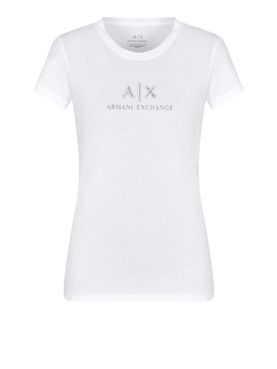 T-shirt Armani Exchange da Donna - Bianco