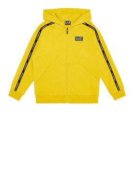 Felpa Zip Ea7 da Uomo - Giallo