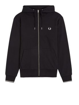 Fred Perry Sweatshirt Zip Schwarz - Herren