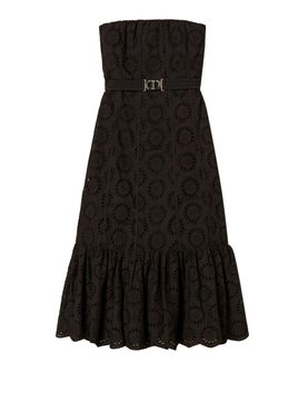 Twin Set Longuette-Kleid Schwarz - Damen