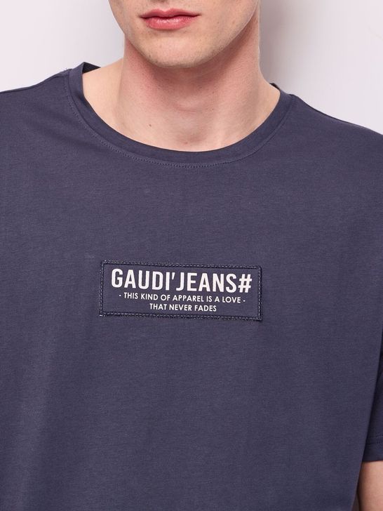 t-shirt-gaudi-da-uomo-blu