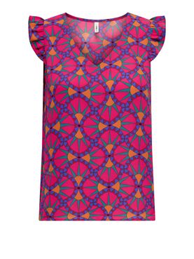 Blusa Only Elina da Donna - Fuxia