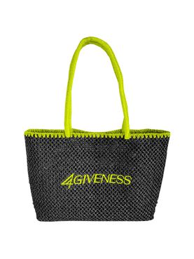 Borsa Mare 4Giveness Cartapaglia da Donna - Nero