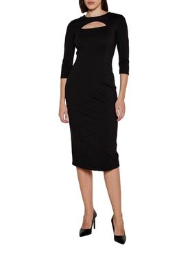 Liu Jo Longuette-Kleid Schwarz - Damen