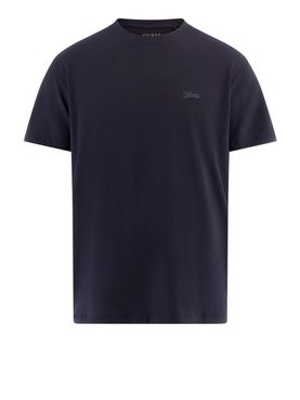 T-shirt Guess Basic Pima da Uomo - Blu