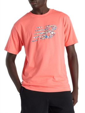 T-shirt New Balance Nautical da Uomo - Rosa