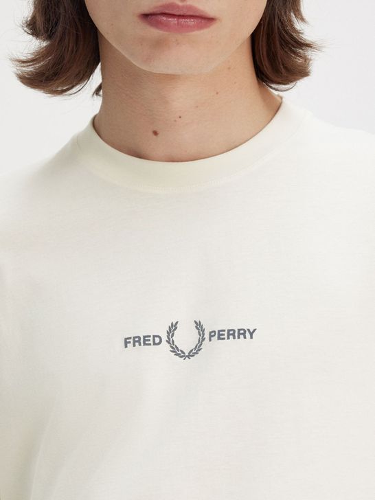Fred Perry T-shirt Ivory - Men's | Zedstore