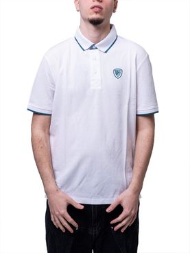 Polo Blauer Damon da Uomo - Bianco