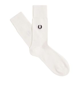 Men's Fred Perry Classic Laurel Socks - White