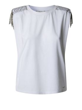 T-shirt Pepe Jeans Vatiana da Donna - Bianco