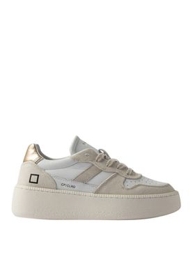 Date Court Plateau Damen Turnschuhe - Beige