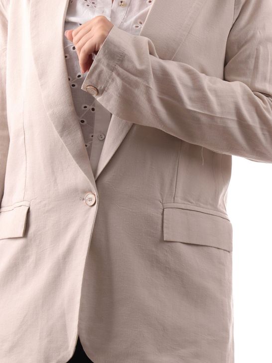 giacca-yes-zee-da-donna-beige