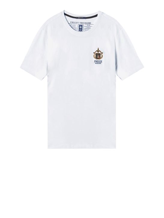 T-shirt Aeronautica Militare da Uomo Bianco Zedstore