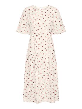 Vestito Longuette Ichi Ihrosey da Donna - Avorio