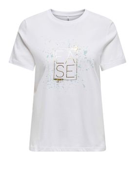 Only Henny Damen-T-Shirt - Weiß