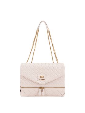 Borsa a Tracolla La Carrie Essential Bowling da Donna - Avorio