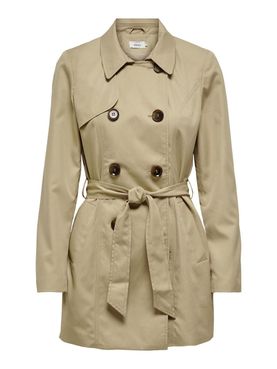 Only Trench Coat Beige - Women's