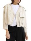 trench-yes-zee-crop-da-donna-avorio