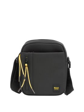 Borsa a Tracolla Jerry03 Blauer da Uomo - Nero