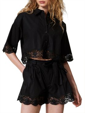 Twin Set Shorts Schwarz - Damen