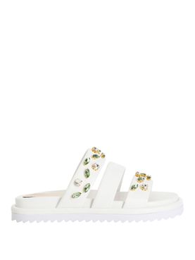 CafèNoir Slippers for Women - White