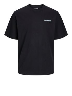T-shirt Jack e Jones Harge Printed da Uomo - Nero