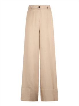Pantalone Palazzo Liu Jo da Donna - Beige
