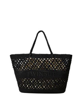 Borsa Shopper Twin Set da Donna - Nero