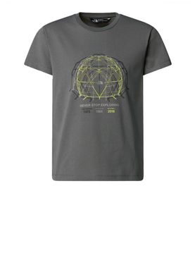 T-shirt The North Face Graphic Relaxed da Uomo - Grigio
