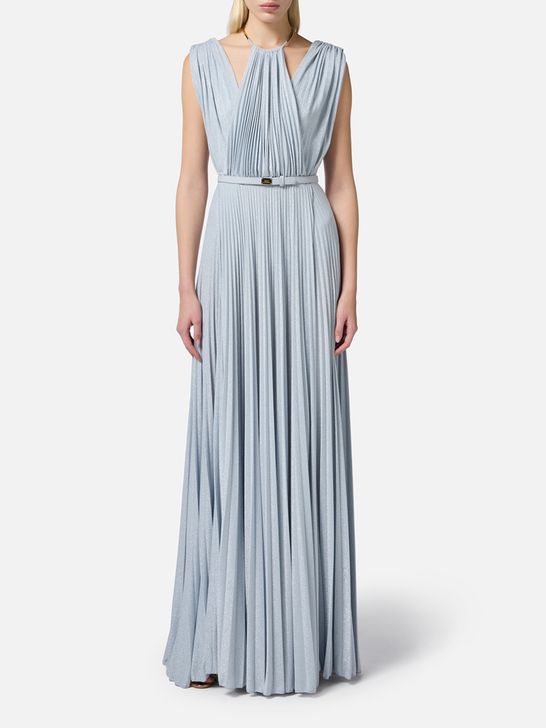 ワンピース ELISABETTA FRANCHI Woman Dress Blue ワンピース ELISABETTA FRANCHI Woman Dress Gnawed Blue ABR225