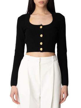 Cardigan Elisabetta Franchi da Donna - Nero