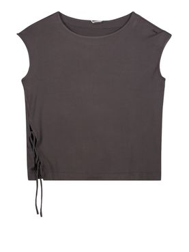 T-shirt Jeanne Baret Plumeria da Donna - Marrone
