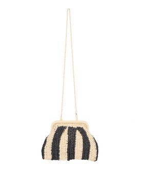 Borsa a Tracolla Ichi Ialysara Clutch da Donna - Nero