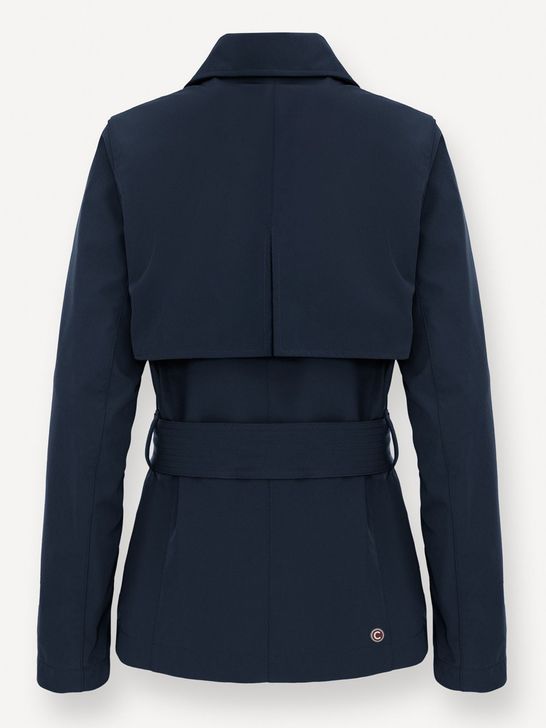 トレンチコート COLMAR Women Trench Coats 1900 6WV68 Blue Colmar Trench Coat Blue - Women's | Zedstore