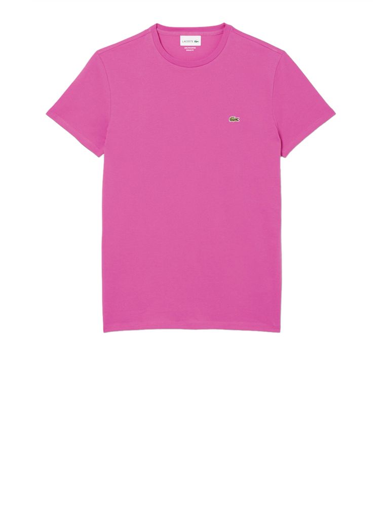 Tシャツ・カットソー LACOSTE Men T-shirt Fuchsia TH6709 I1L Lacoste T-shirt Fuchsia - Men's | Zedstore