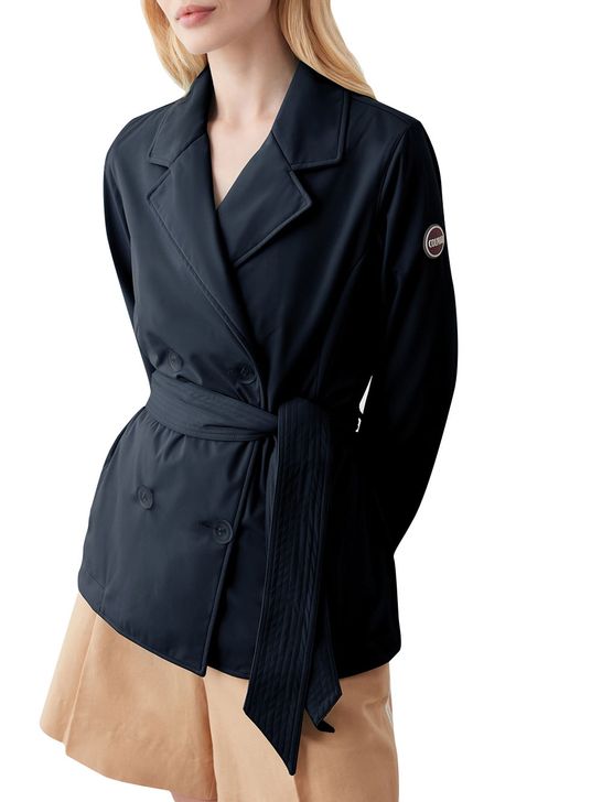 トレンチコート COLMAR Women Trench Coats 1900 6WV68 Blue Colmar Trench Coat Blue - Women's | Zedstore
