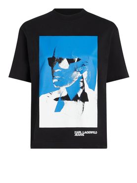 T-shirt Karl Lagerfeld da Donna - Nero