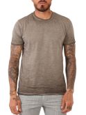 t-shirt yes zee da uomo - marrone