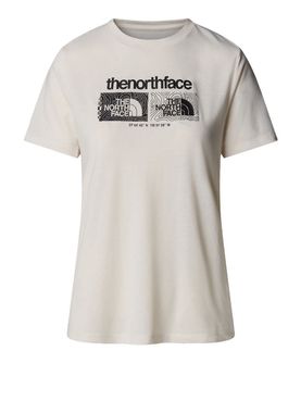 T-shirt The North Face Foundation Graphic da Donna - Avorio