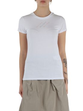 T-shirt Armani Exchange da Donna - Bianco