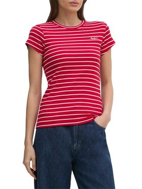 Pepe Jeans Meribel T-shirt for Women - Red