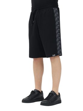 Bermuda Casual Ea7 da Uomo - Nero