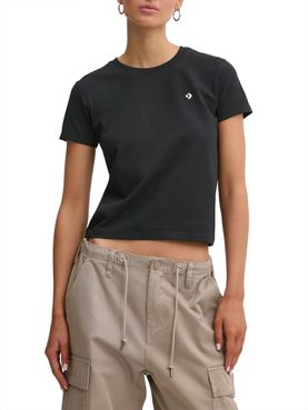 T-shirt Converse da Donna - Nero