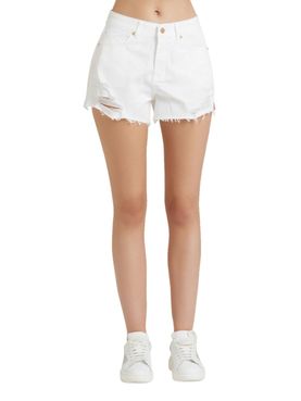 Shorts Jeans Take Two Carol da Donna - Bianco