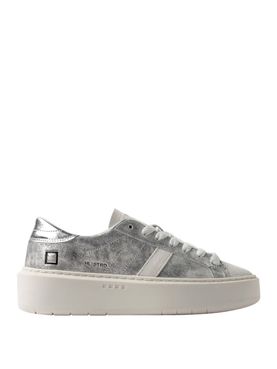 Damen Date Hill Niedrige Plateau Turnschuhe - Silber