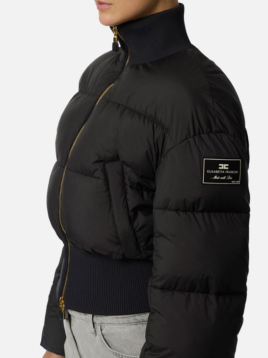 Elisabetta Franchi Women's Down Jacket - Black | Zedstore
