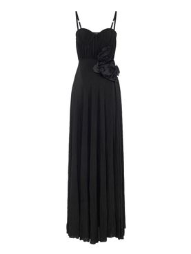 Elisabetta Franchi Longuette-Kleid Schwarz - Damen