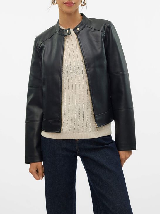 Vero Moda Next Leather Blazer Vero Moda VMJOSE MARI SHORT FAUX - Main Image