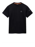 t-shirt napapijri s-badge da uomo - nero