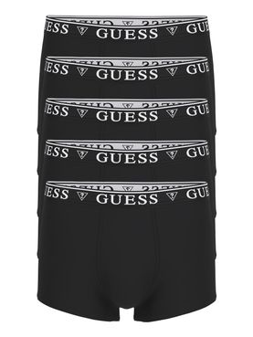 Boxer Guess Trunk 5 Pack da Uomo - Nero